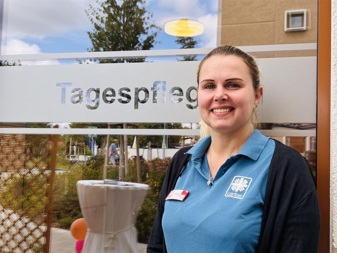 Mitarbeiterin bei der Caritas: Anja Reich